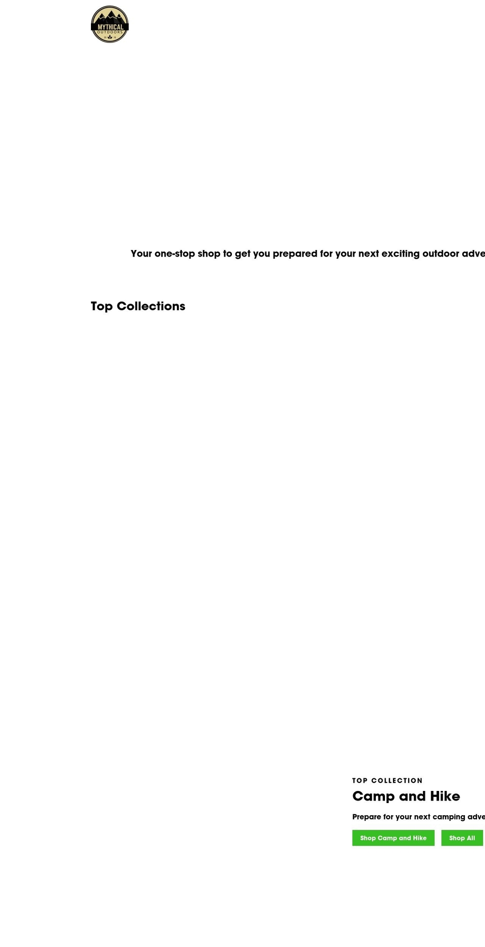 mythicaldeals.com — Shopify storefront screenshot