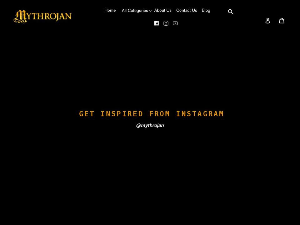 mythrojan.myshopify.com shopify website screenshot