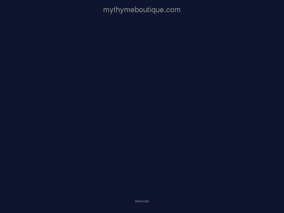 mythymeboutique.com shopify website screenshot