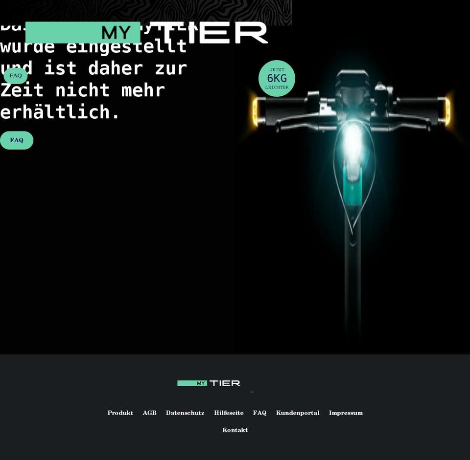 mytier.de shopify website screenshot