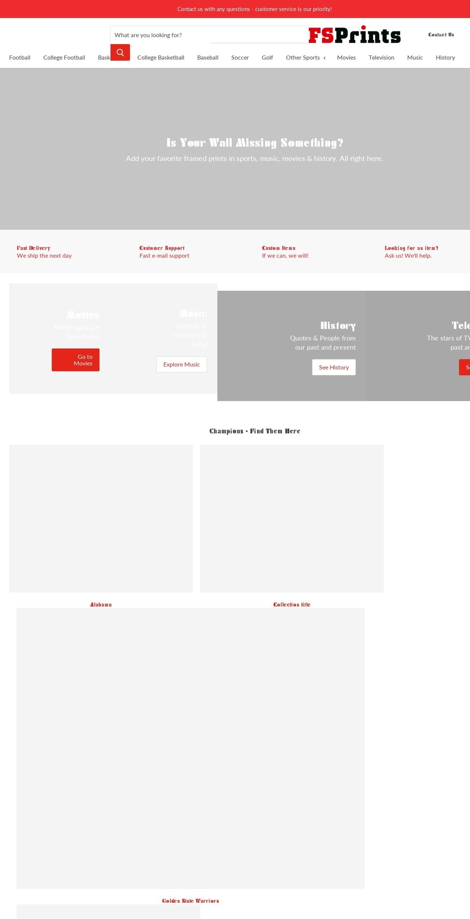 mytownprints.com shopify website screenshot