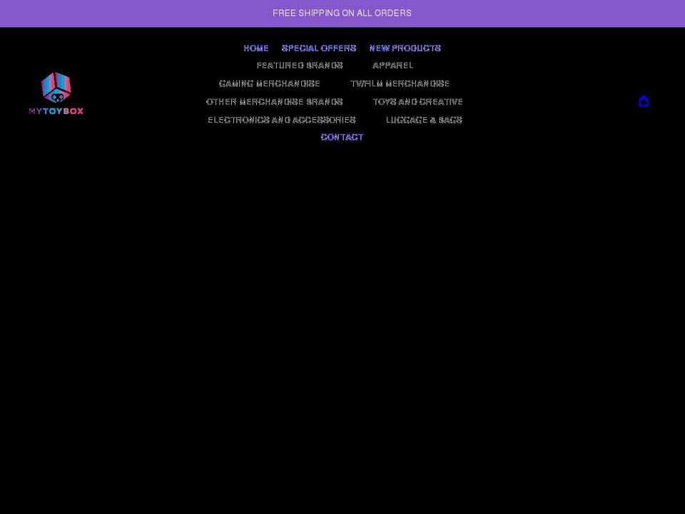 mytoybox.co.uk shopify website screenshot