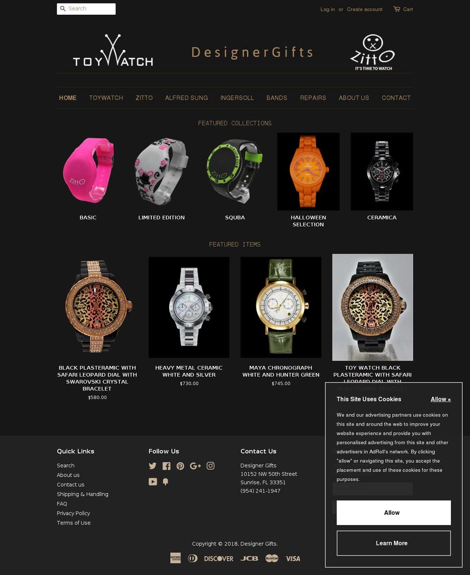 mytoywatchusa.com shopify website screenshot