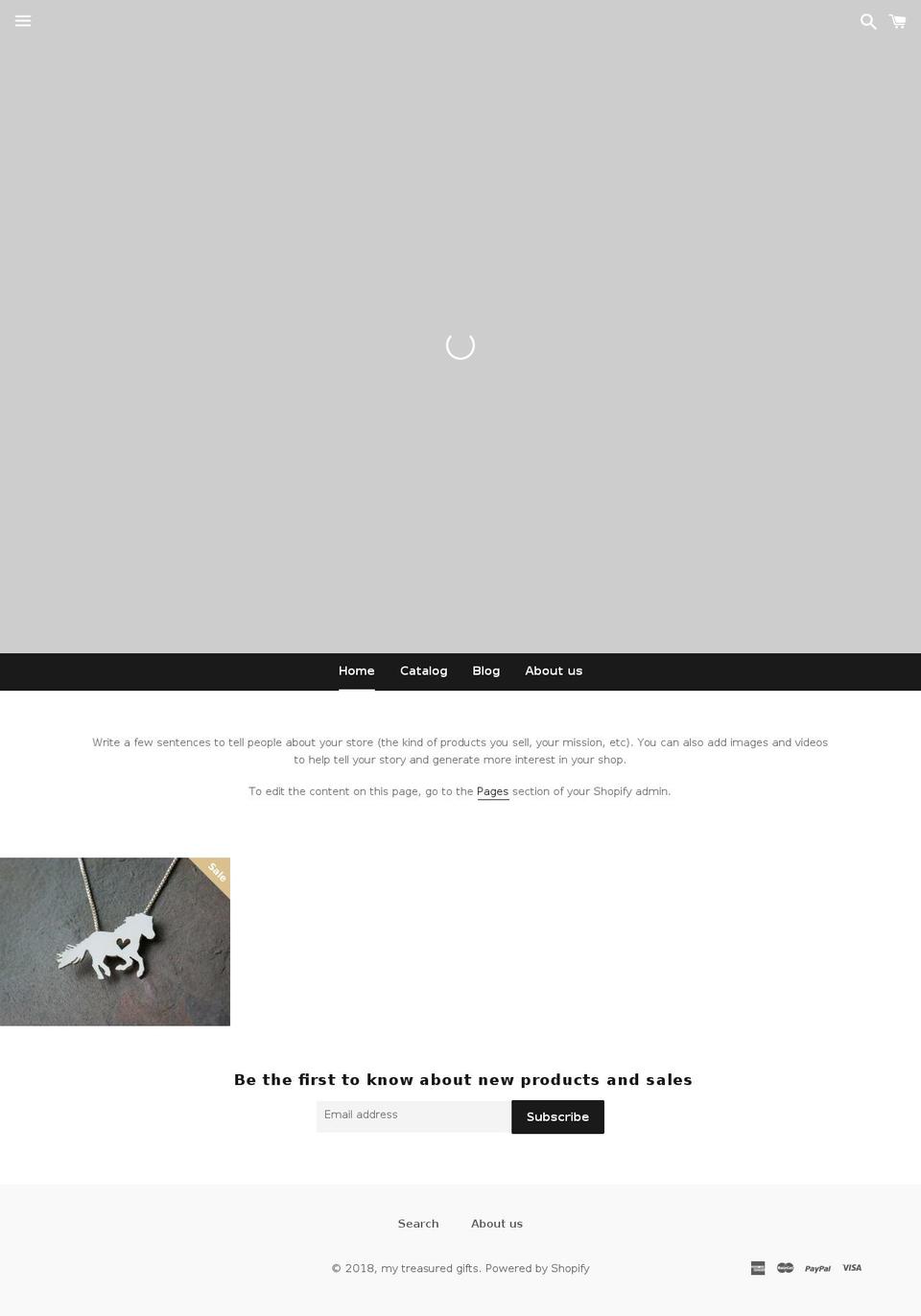 mytreasuredgifts.com shopify website screenshot