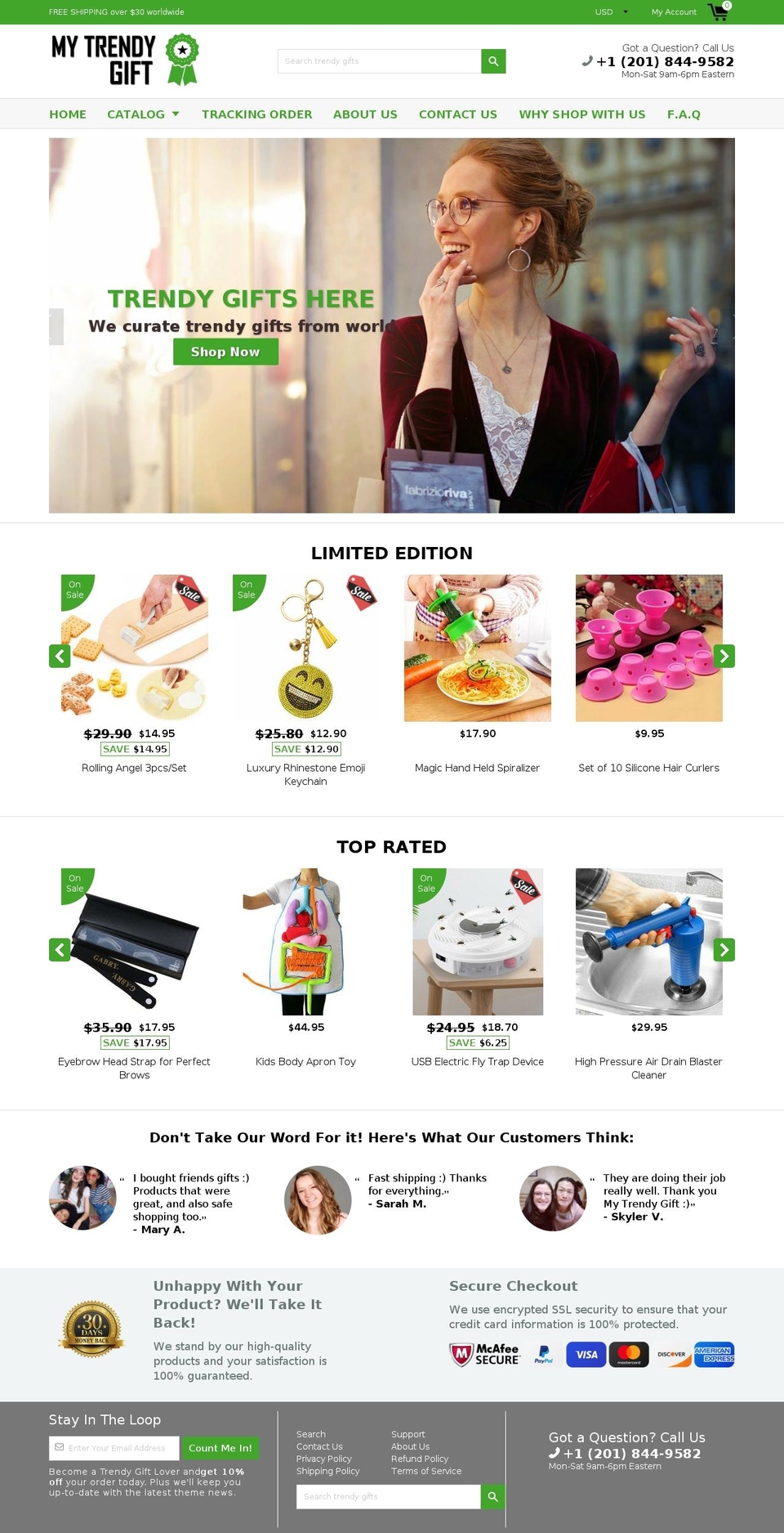 mytrendygift.com — Shopify storefront screenshot