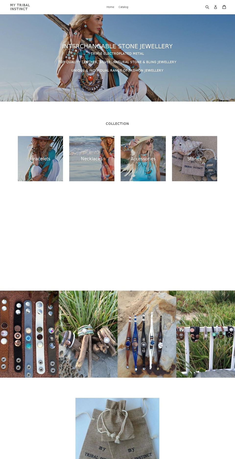 mytribalinstinct.net shopify website screenshot