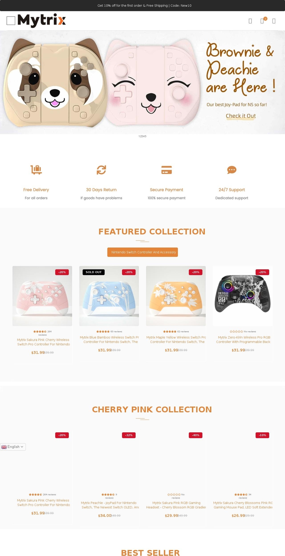 mytrixtech.com shopify website screenshot