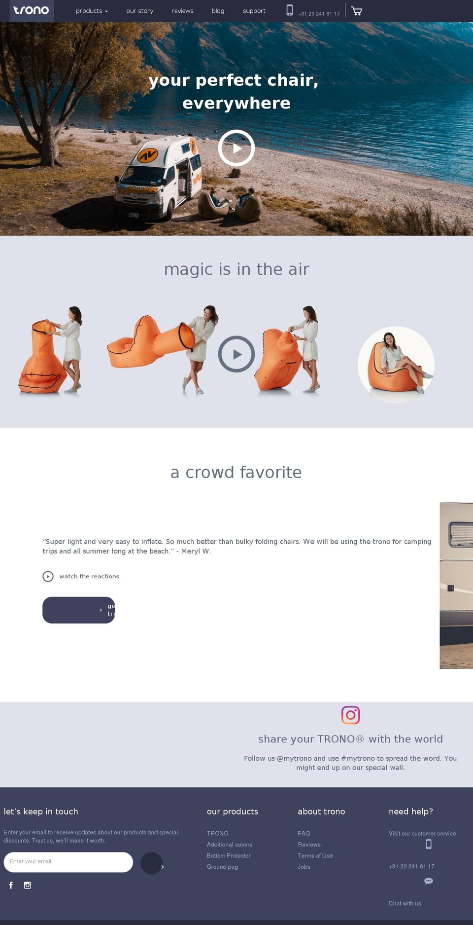 Trono v2.0 - 18 July Shopify theme site example mytrono.com