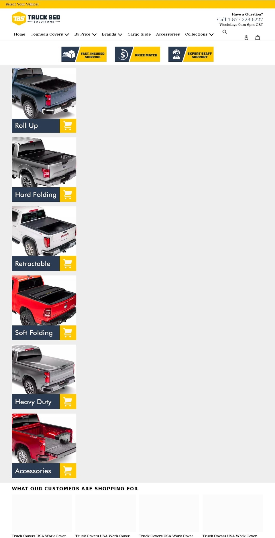 mytruckbedsolutions.com shopify website screenshot