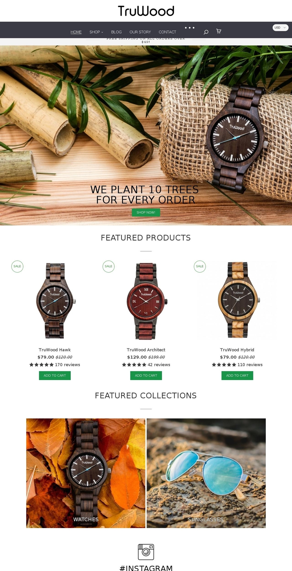 mytruwood.com shopify website screenshot