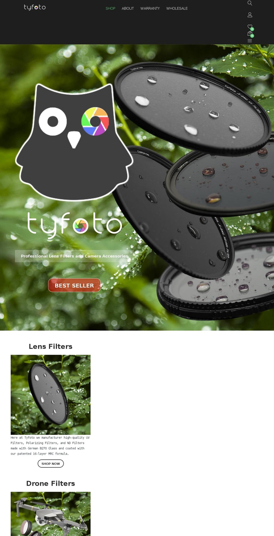 mytyfoto.com — Shopify storefront screenshot