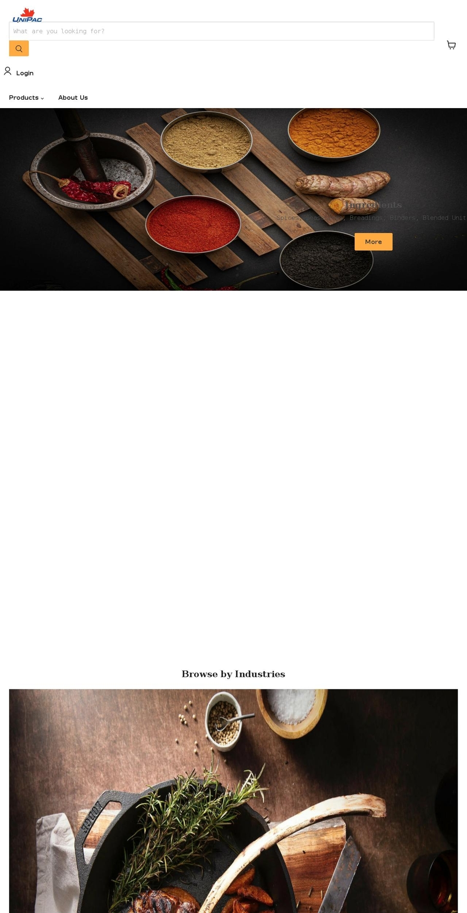 myunipac.com shopify website screenshot