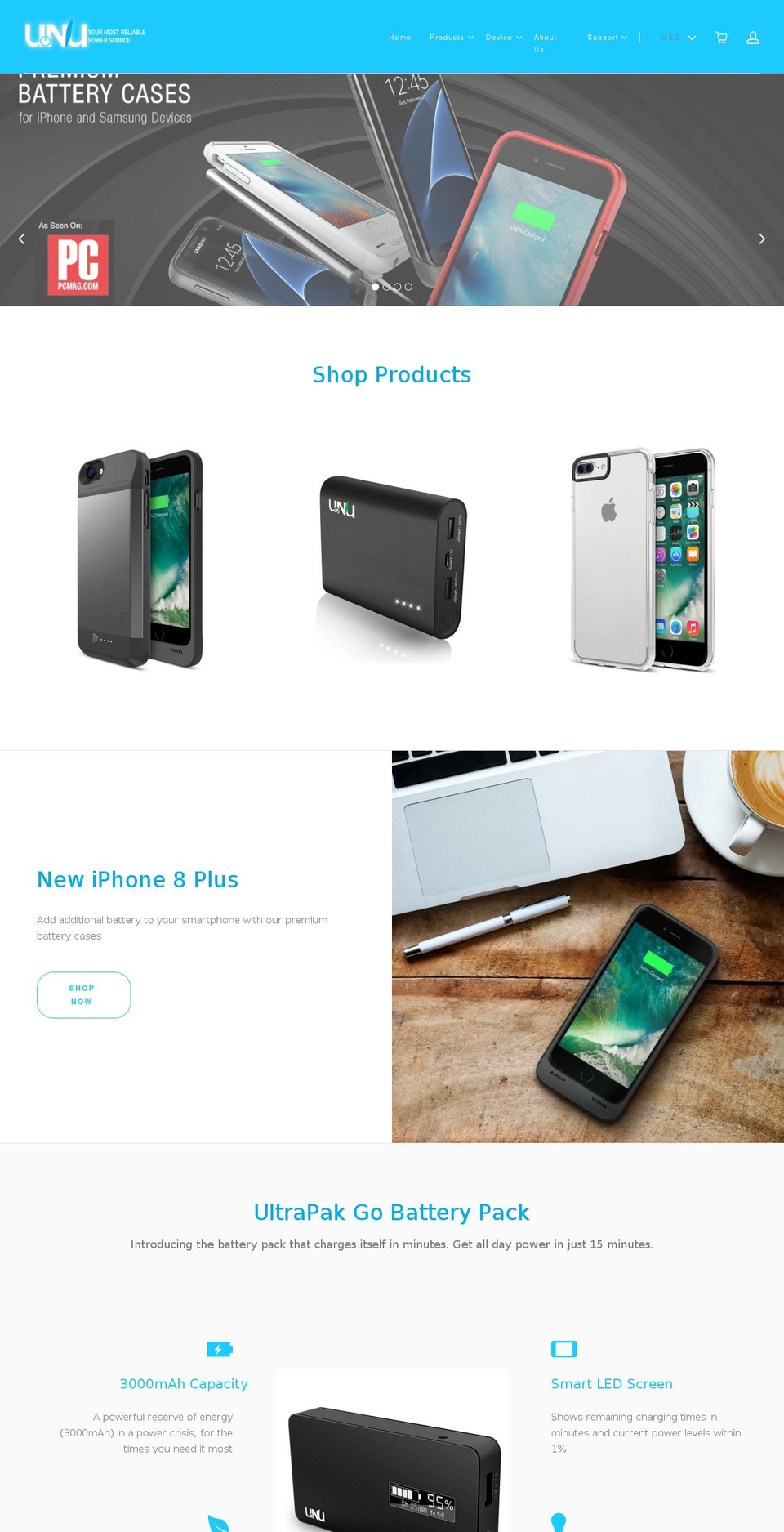 myunu.com shopify website screenshot