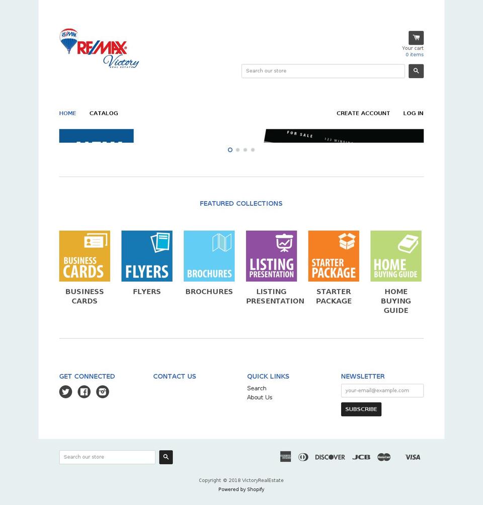 myvictorystore.com — Shopify storefront screenshot