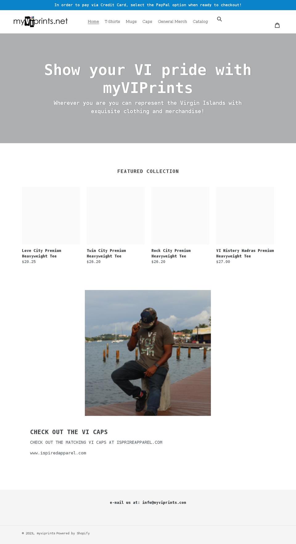myviprints.net shopify website screenshot