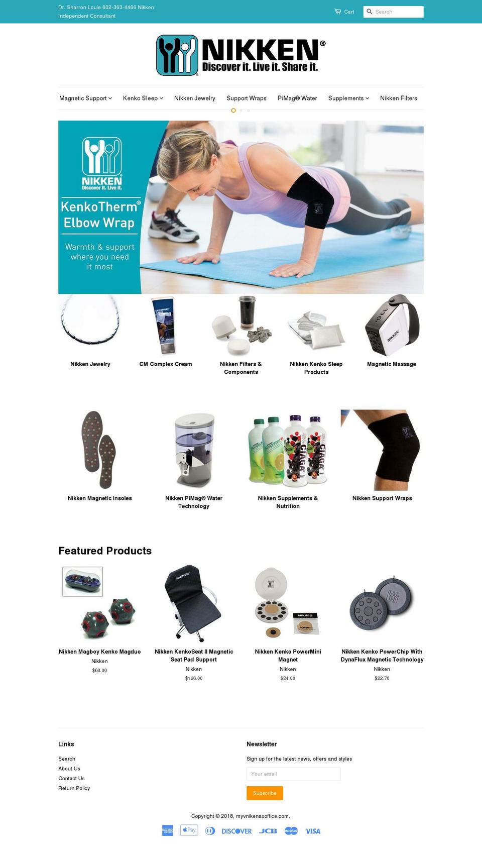 myvnikenaxoffice.com shopify website screenshot