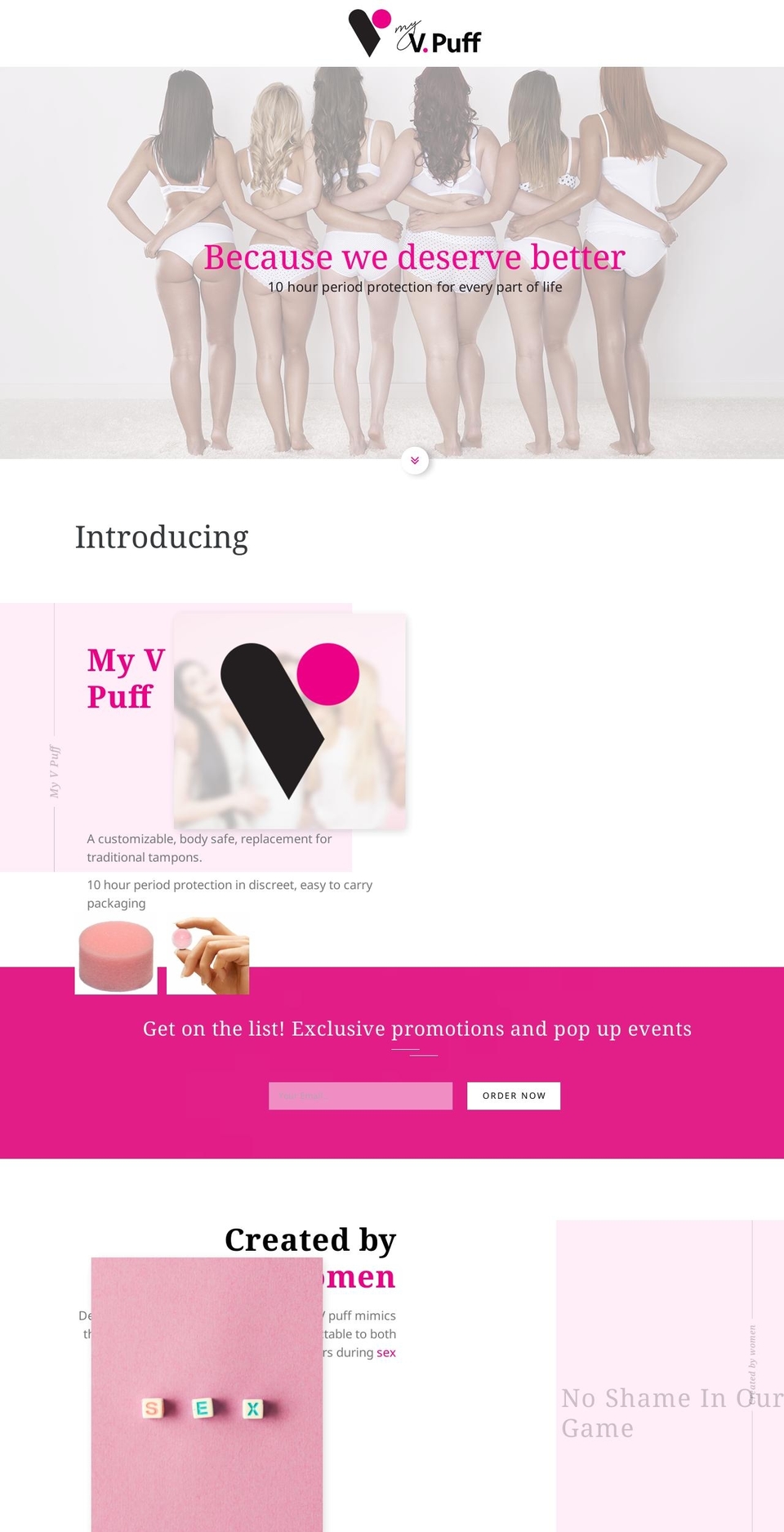 myvpuff.com shopify website screenshot