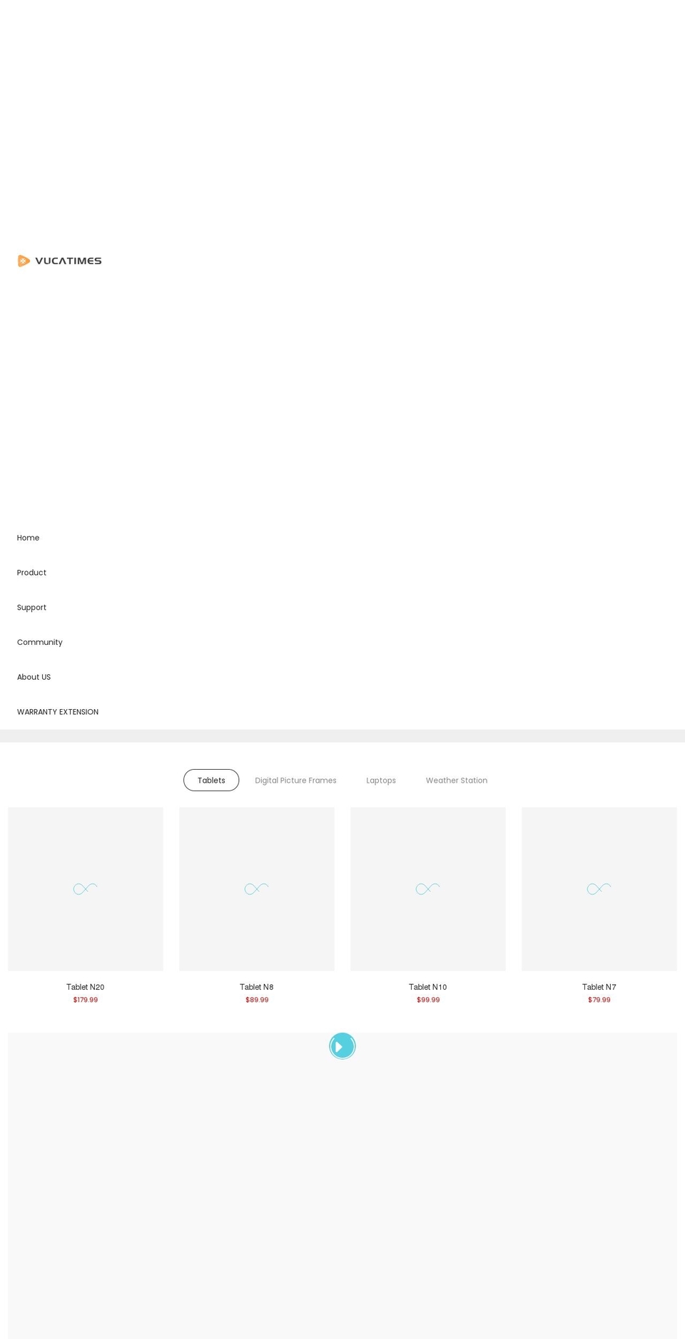 myvucatimes.com shopify website screenshot