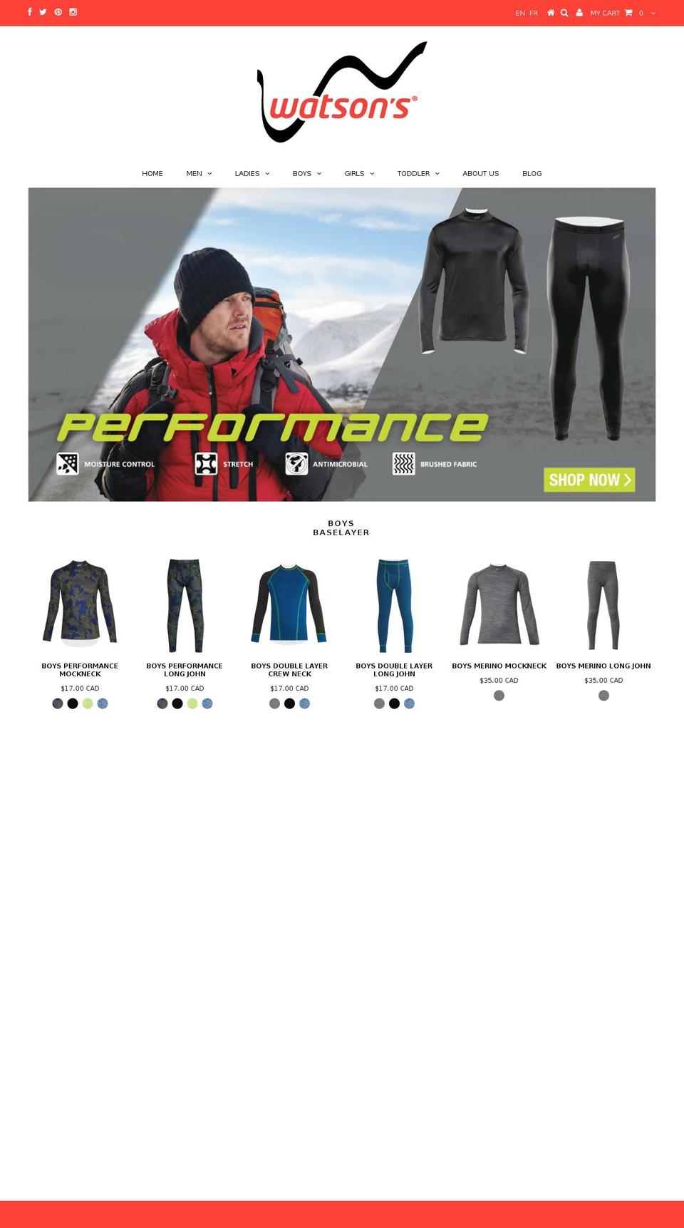 mywatsons.com shopify website screenshot