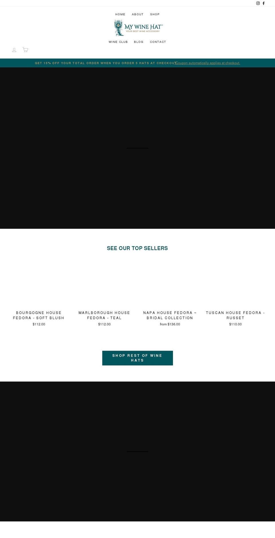 mywinehat.com shopify website screenshot