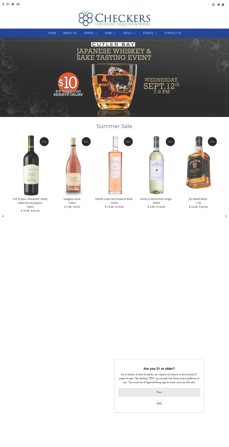 mywinespirit.com — Shopify storefront screenshot