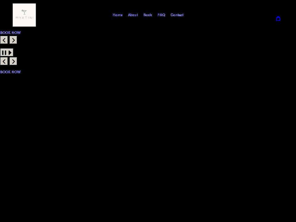 myxtini.com shopify website screenshot