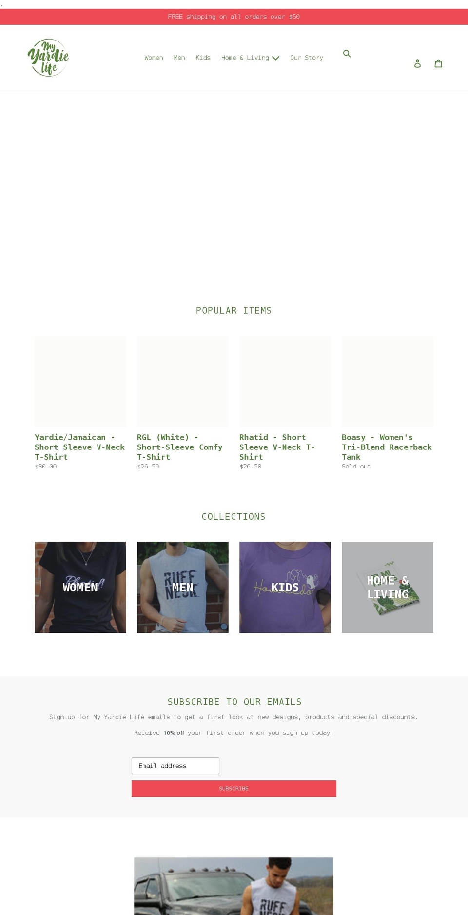 myyardielife.com shopify website screenshot