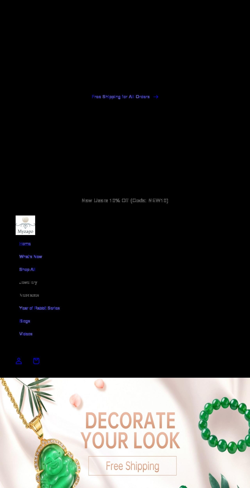 myzapo.com shopify website screenshot