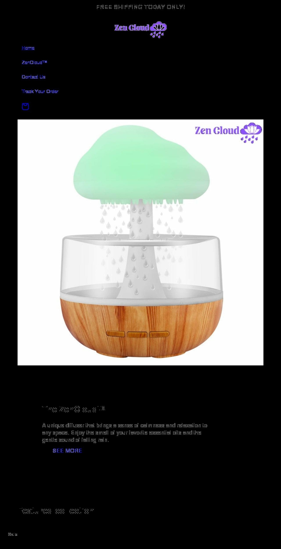 myzencloud.com shopify website screenshot