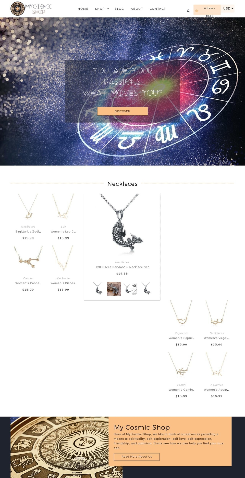RPM MS Shopify theme site example myzodiacshoppe.com