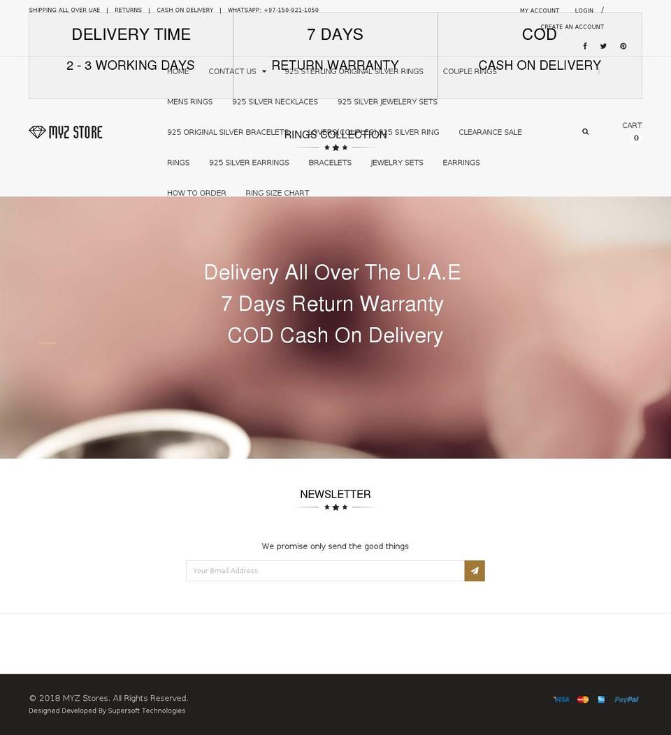 jewelry-r13 Shopify theme site example myzstores.com