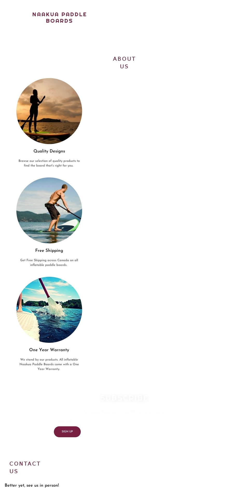 naakua.com — Shopify storefront screenshot