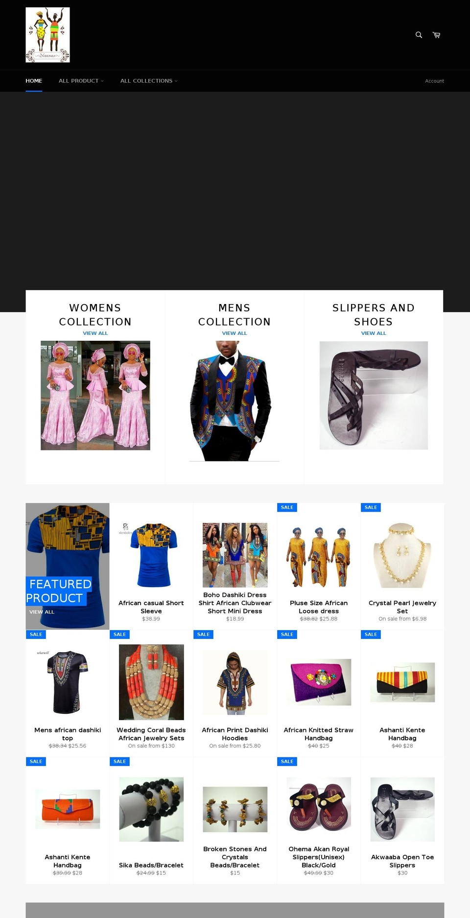 naanas.com — Shopify storefront screenshot