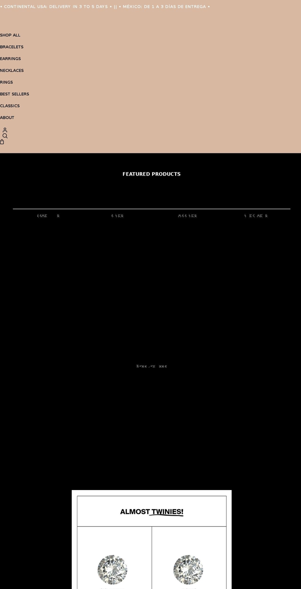 naasjewelry.com shopify website screenshot