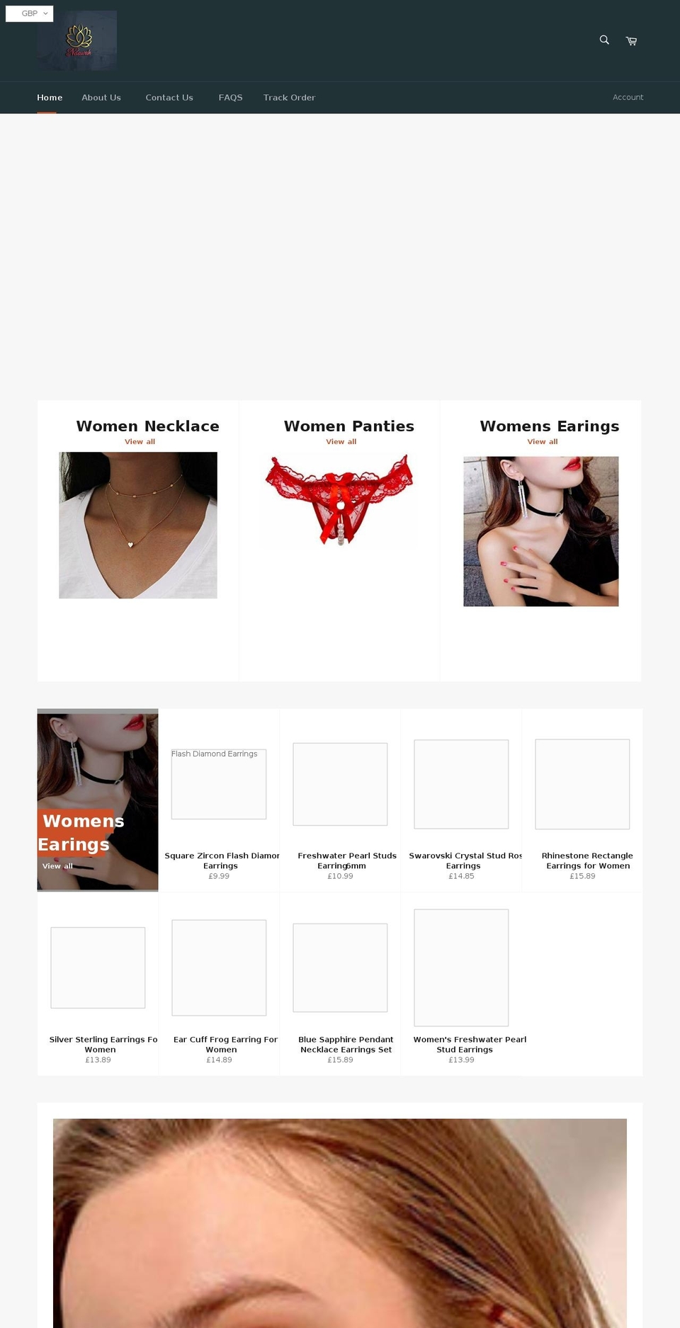 naawah.com shopify website screenshot