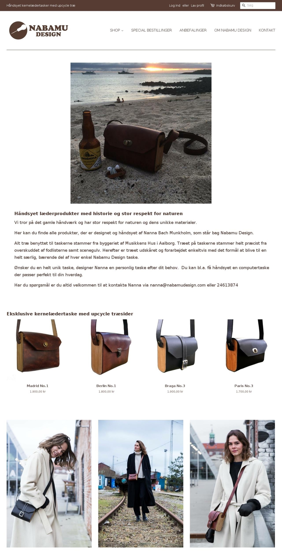 nabamudesign.com shopify website screenshot