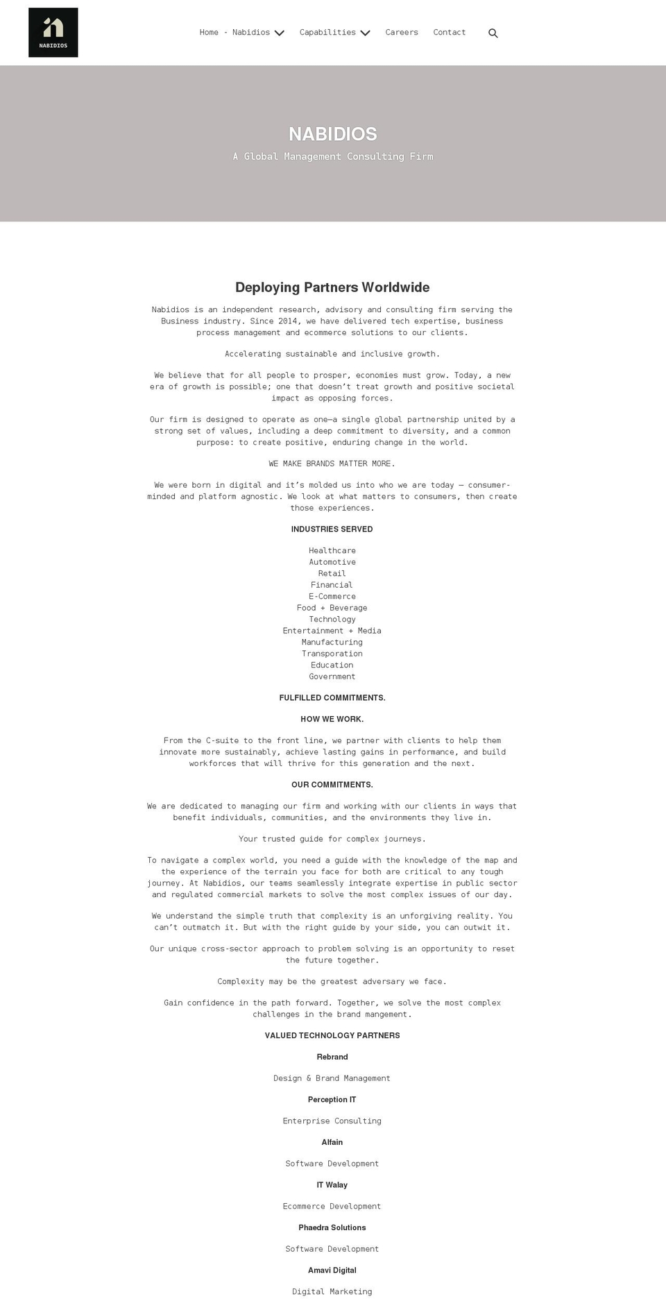 nabidios.com shopify website screenshot