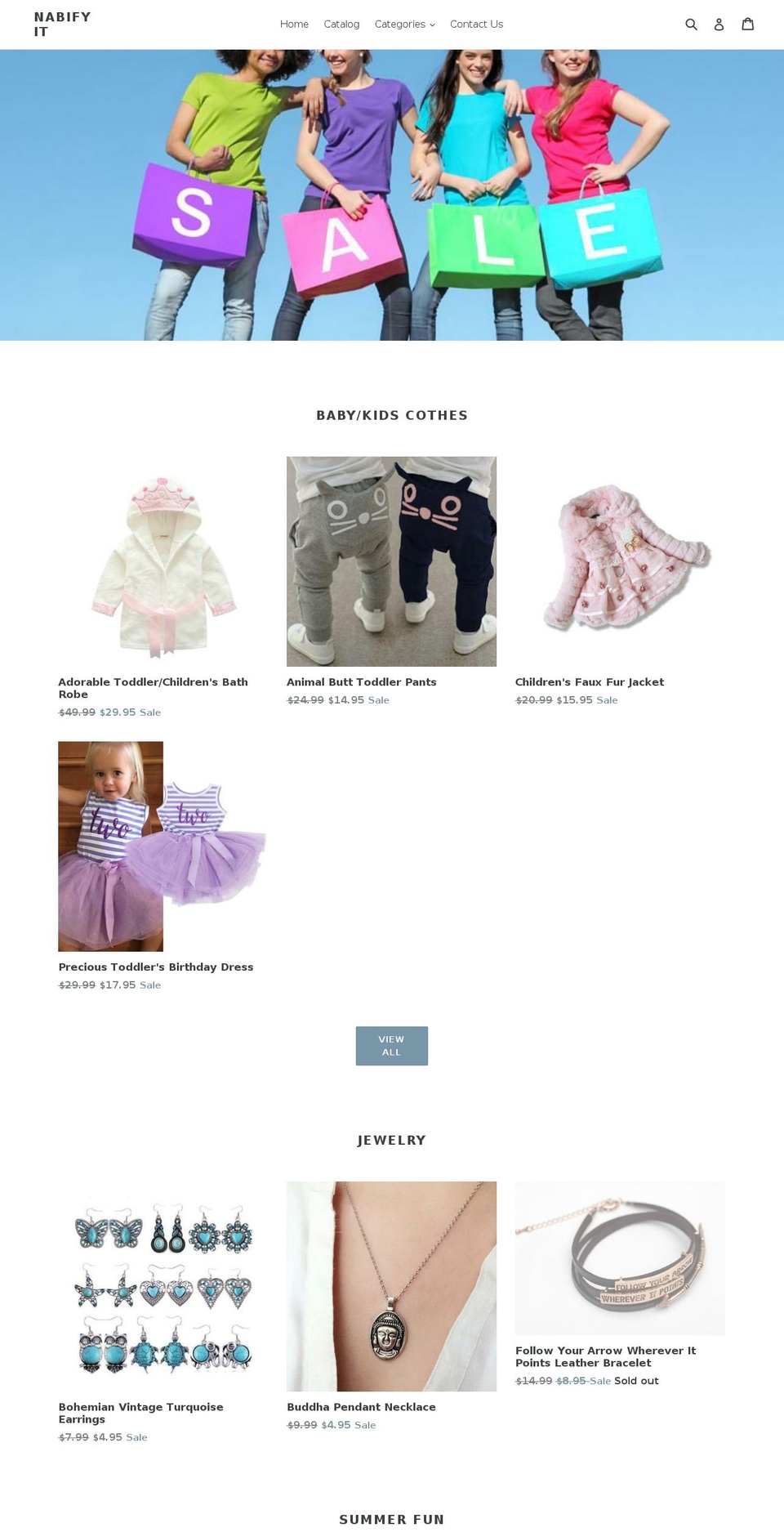 nabifyit.com — Shopify storefront screenshot