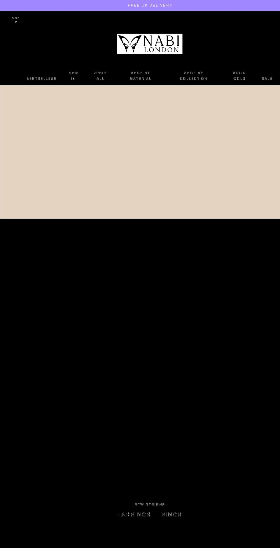 nabilondon.co.uk shopify website screenshot
