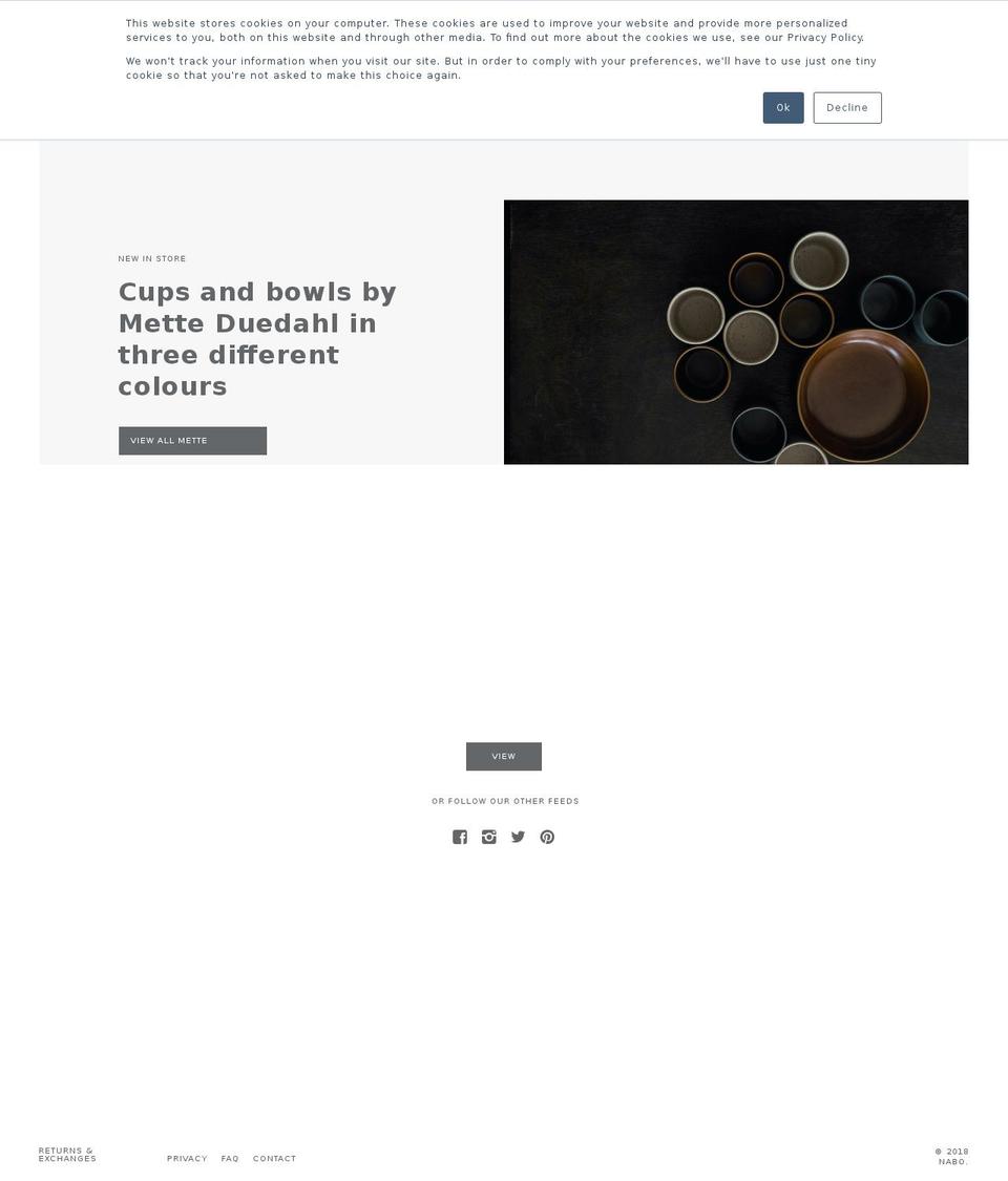 naboshop.com shopify website screenshot
