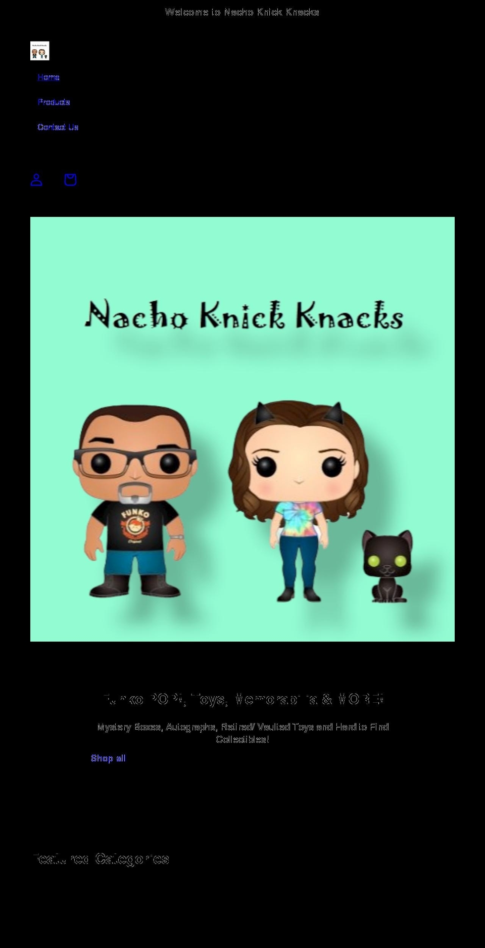nachotoys.com shopify website screenshot