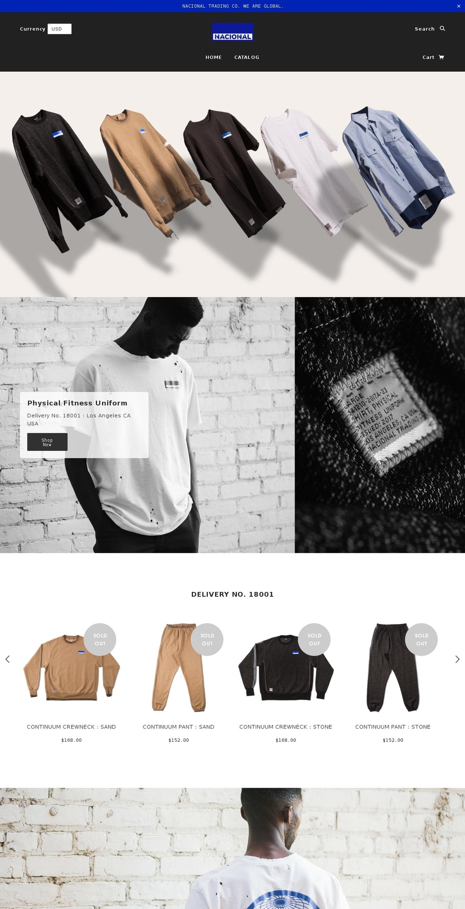 nacionaltrading.com shopify website screenshot