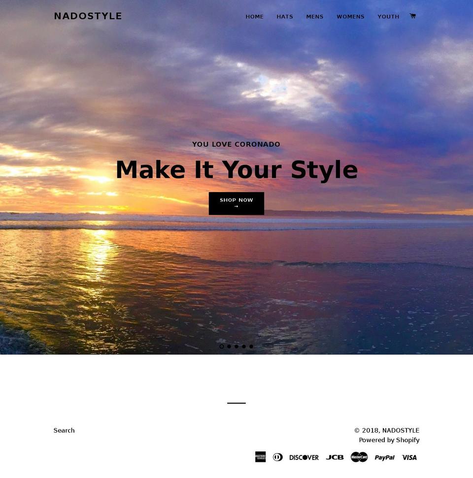 nadostyle.com shopify website screenshot