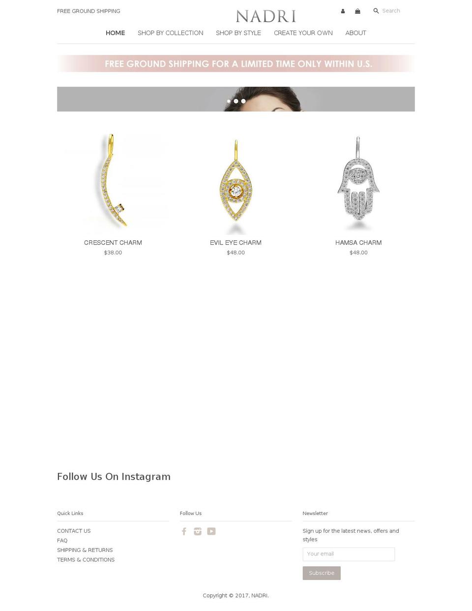 nadrijewelrygroupinc.net shopify website screenshot