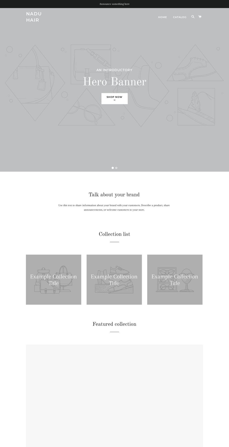 naduhair.com — Shopify storefront screenshot