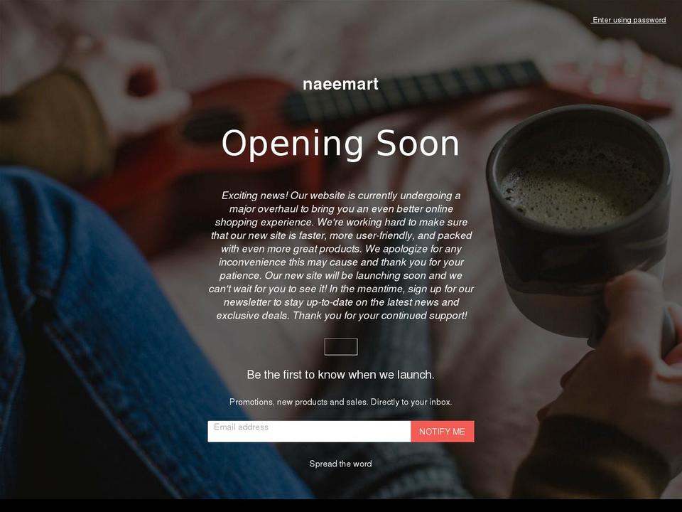 naeemart.com shopify website screenshot