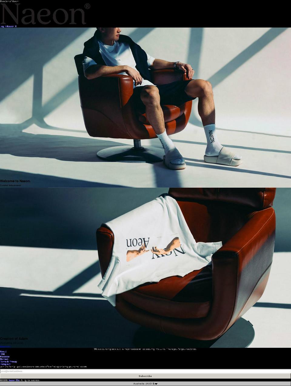 naeonclo.com shopify website screenshot