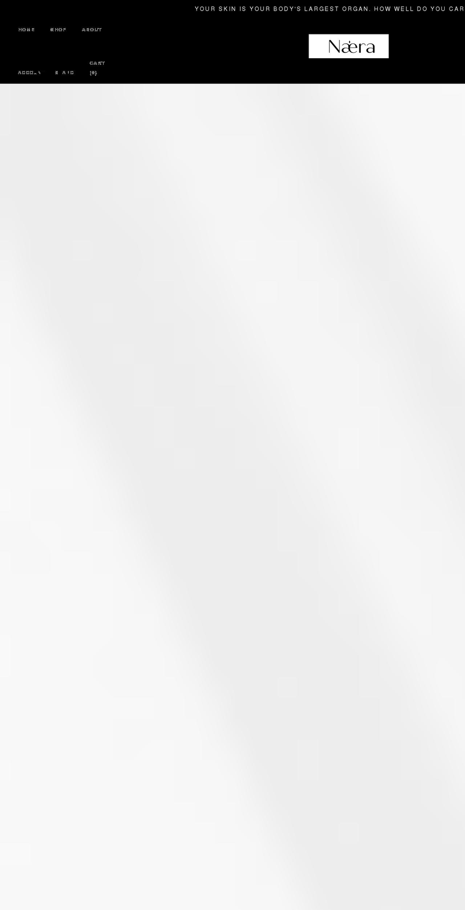 naerasoap.com shopify website screenshot