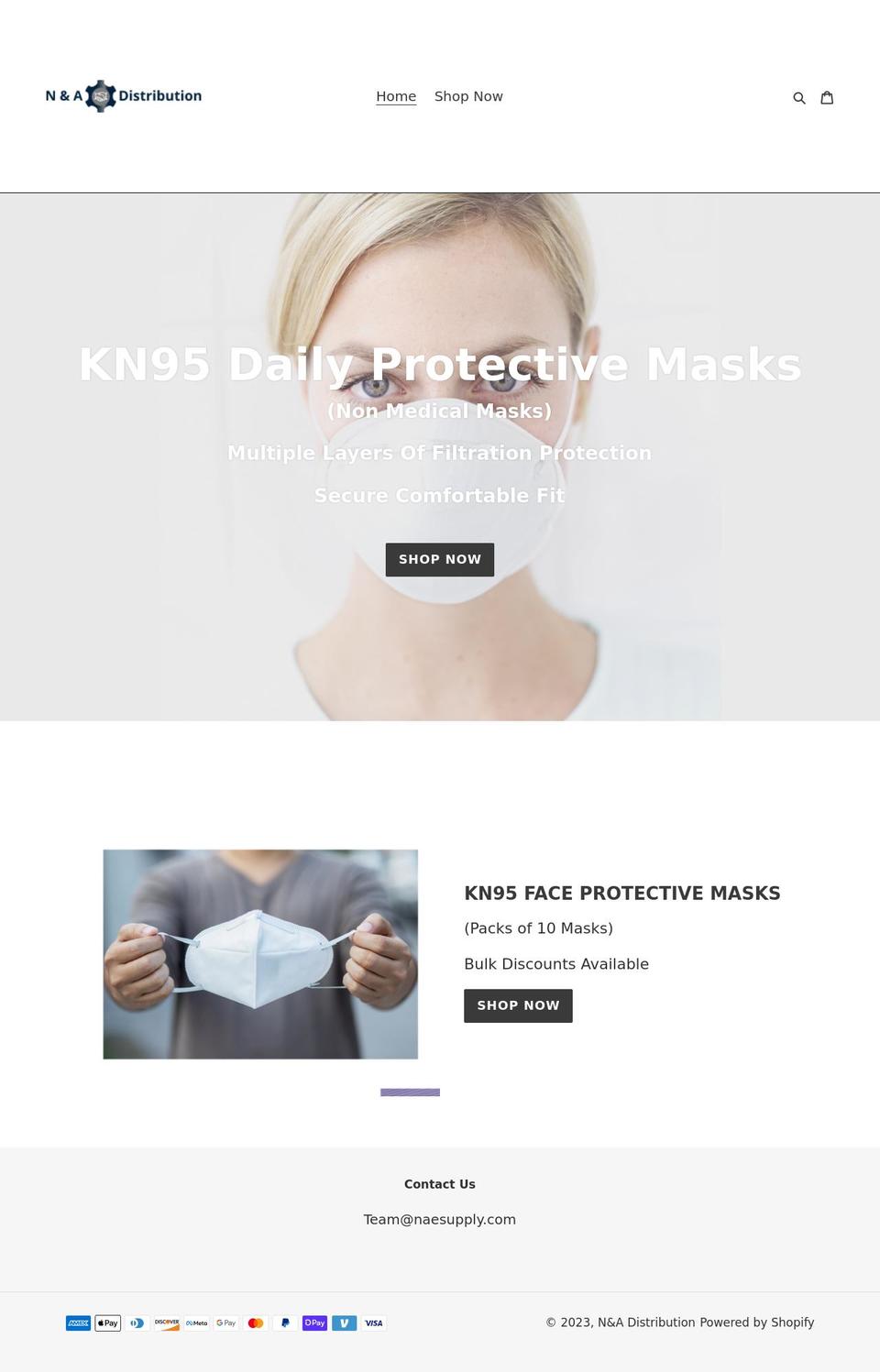 naesupply.com shopify website screenshot