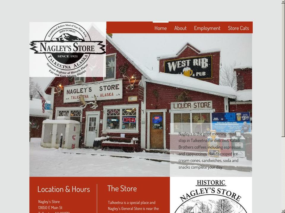 nagleys.com shopify website screenshot